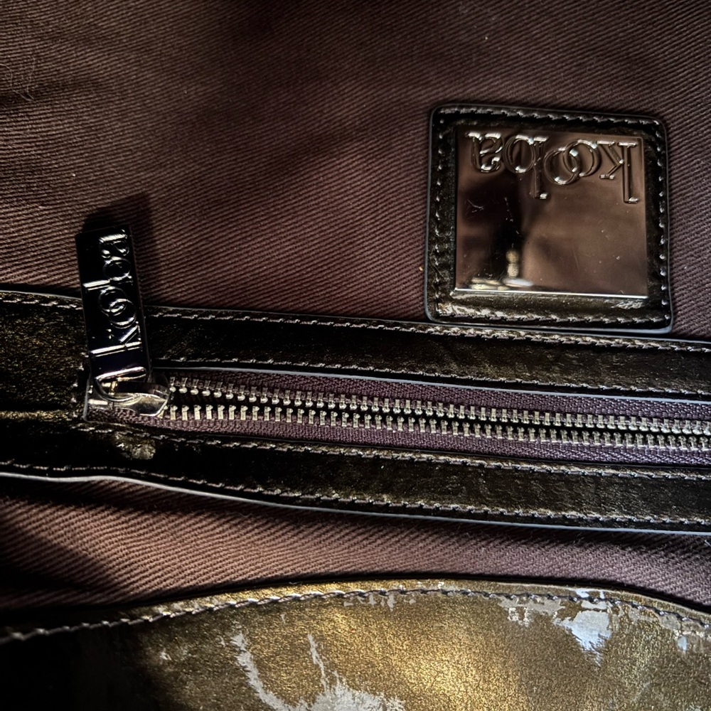 Kooba greenish Patent Leather Shoulder Bag with dust bag - Picture 13 of 16